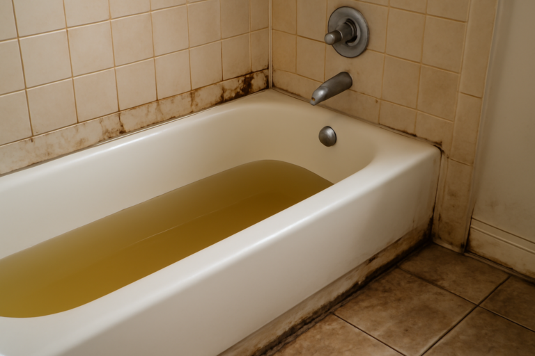 Bathtub Overflow Water Removal