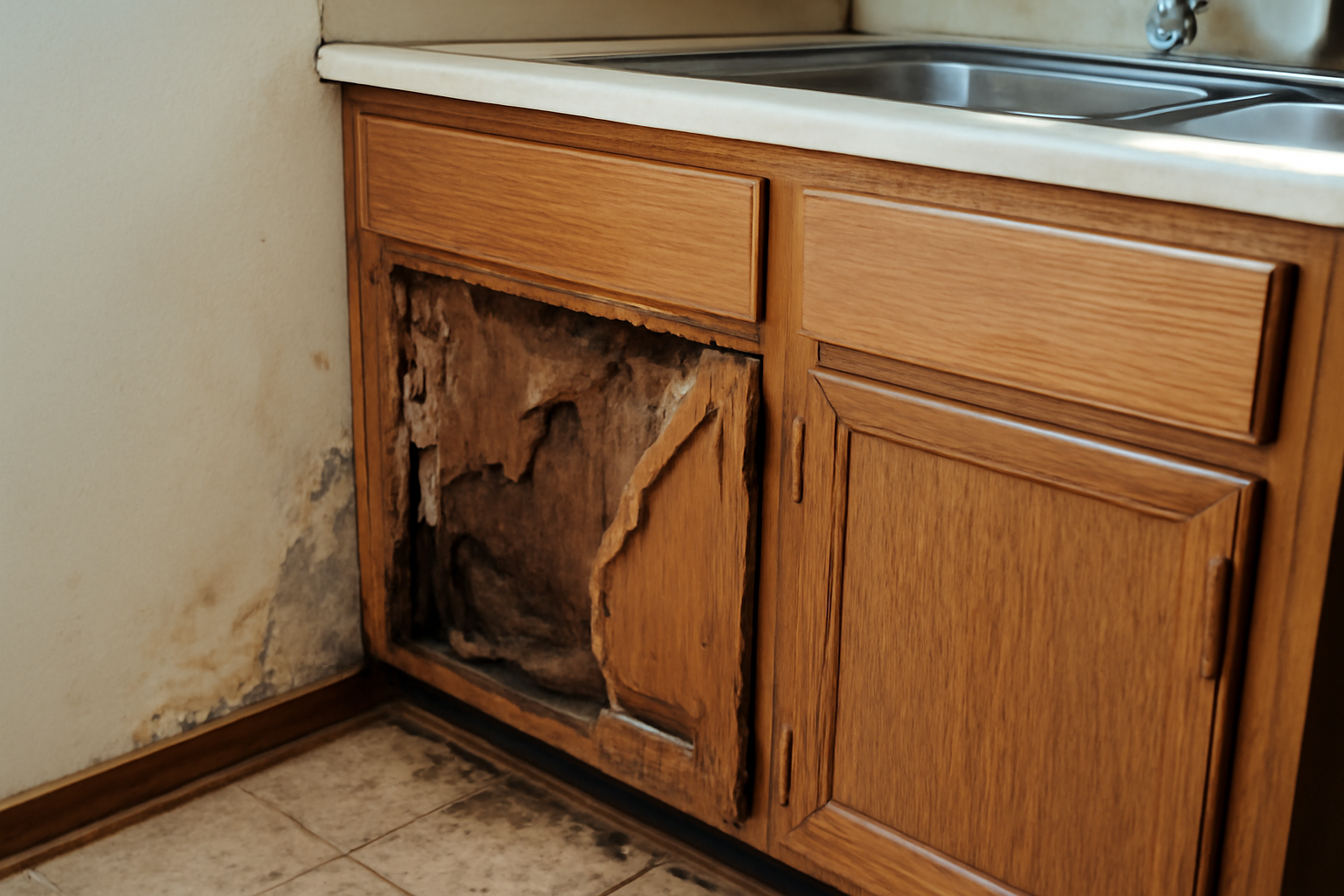 Cabinet Water Damage Repair in Benson, AZ
