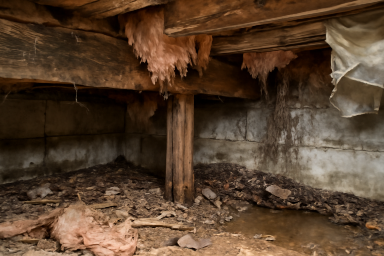 Crawl Space Water Damage Repair