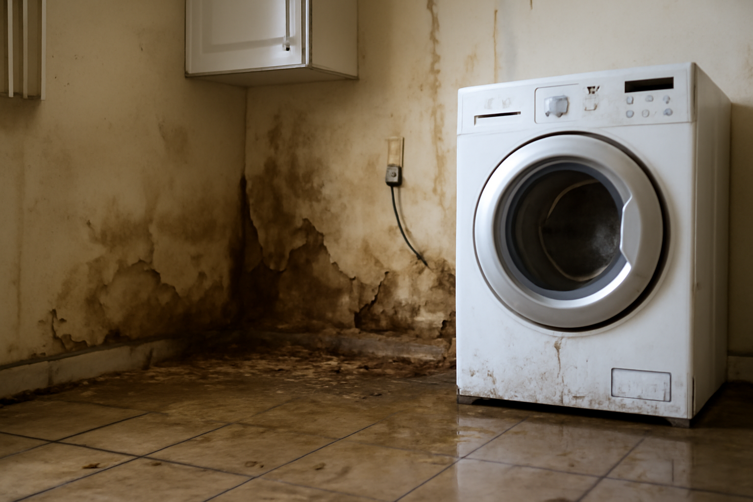 Laundry Room Water Damage Restoration in Winkelman, AZ