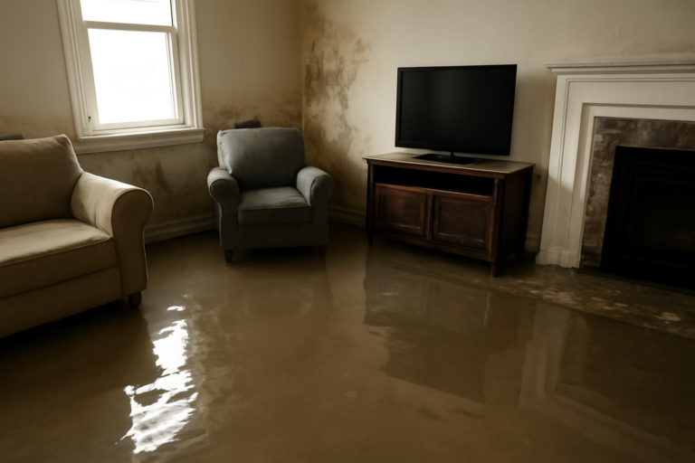 Living Room Water Removal
