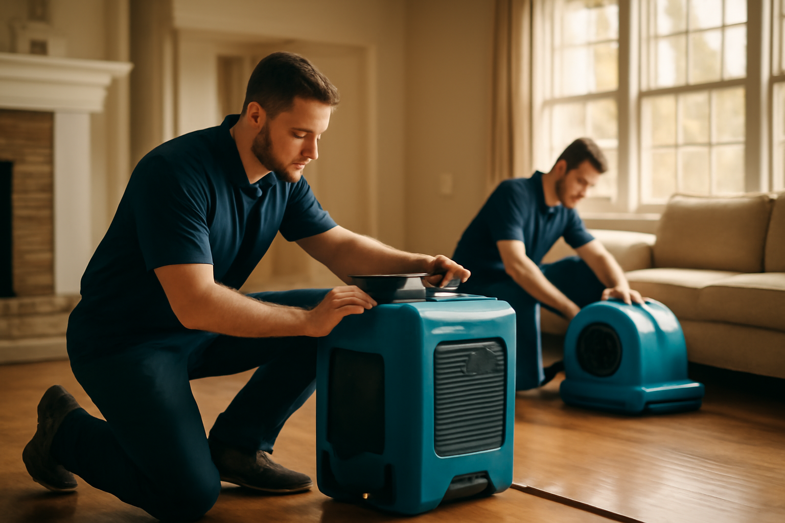 Water damage restoration service