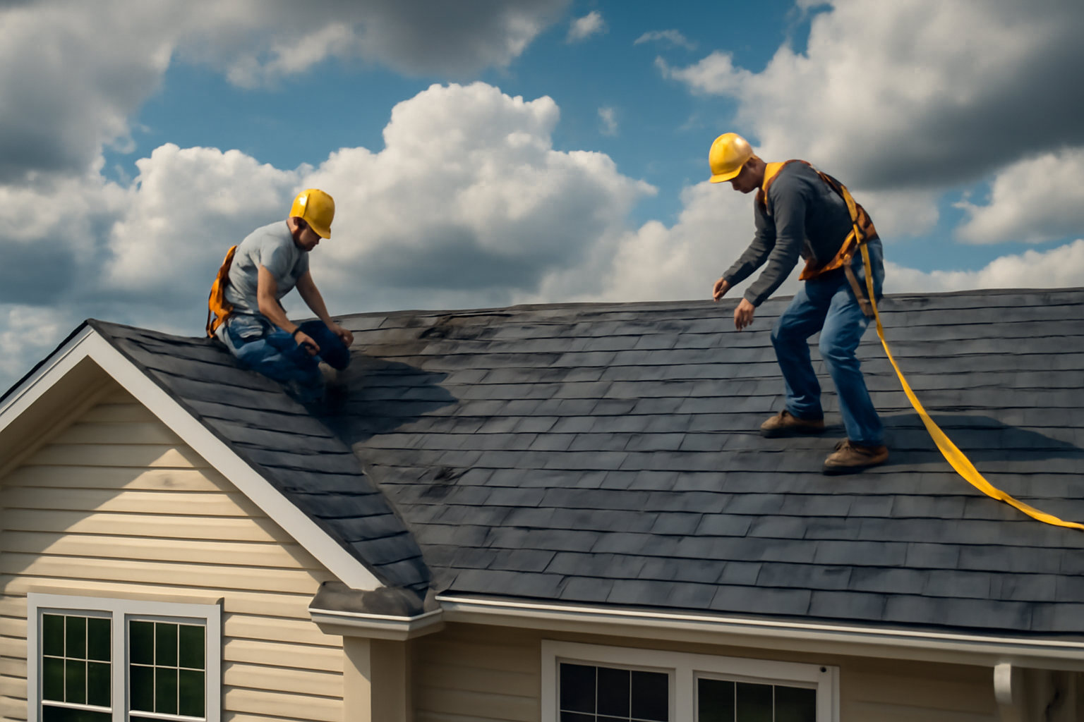 Storm damage repair service