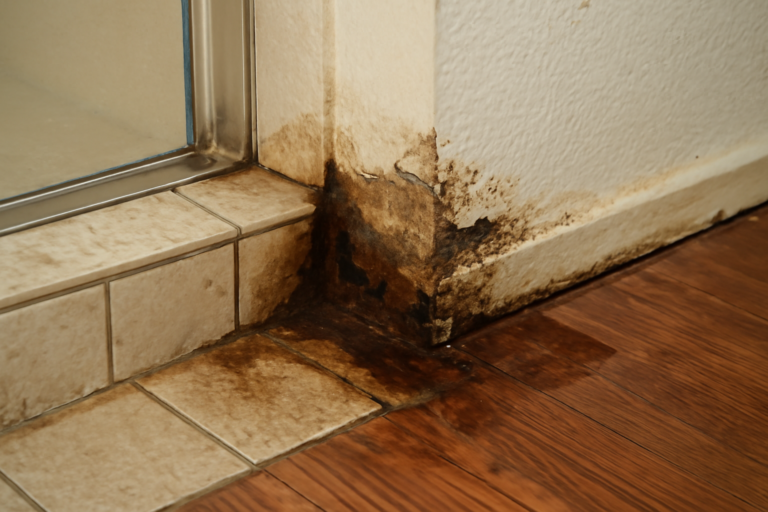 Shower Pan Leak Water Removal