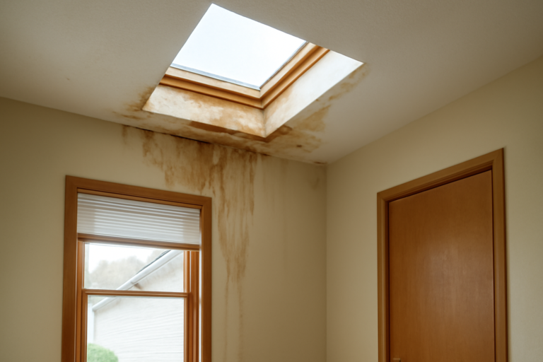 Skylight Leak Water Removal