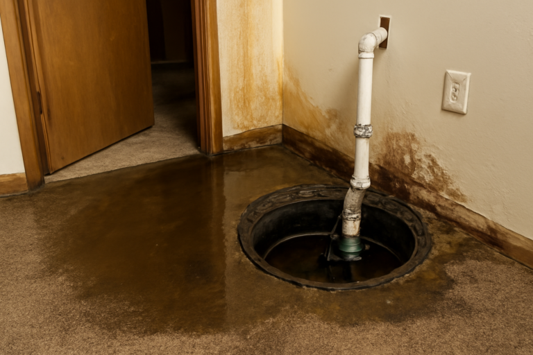 Sump Pump Failure Water Removal