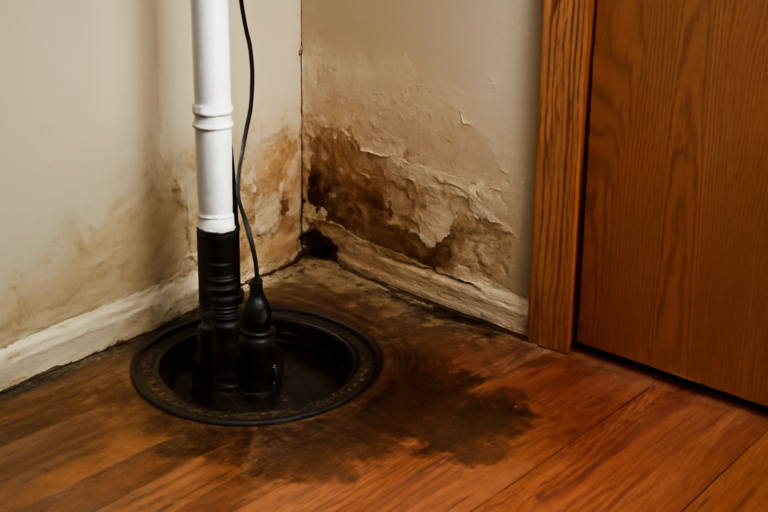 Sump Pump Overflow Water Removal