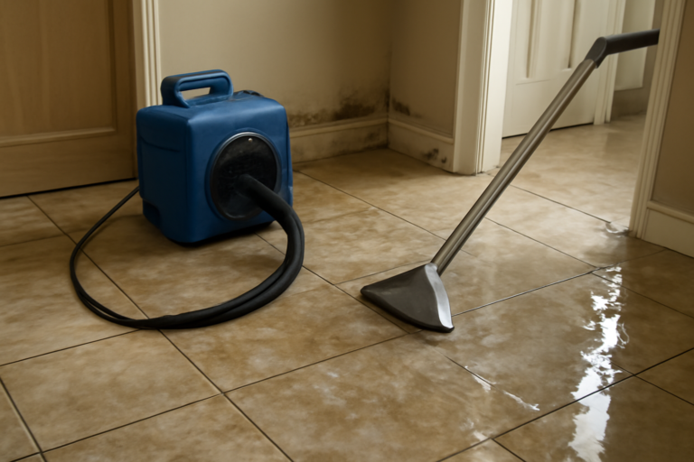Tile Floor Water Extraction