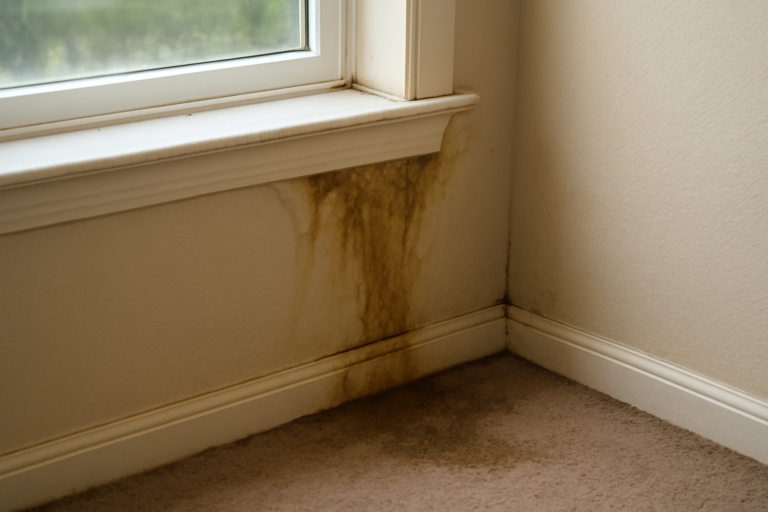 Window Leak Water Removal