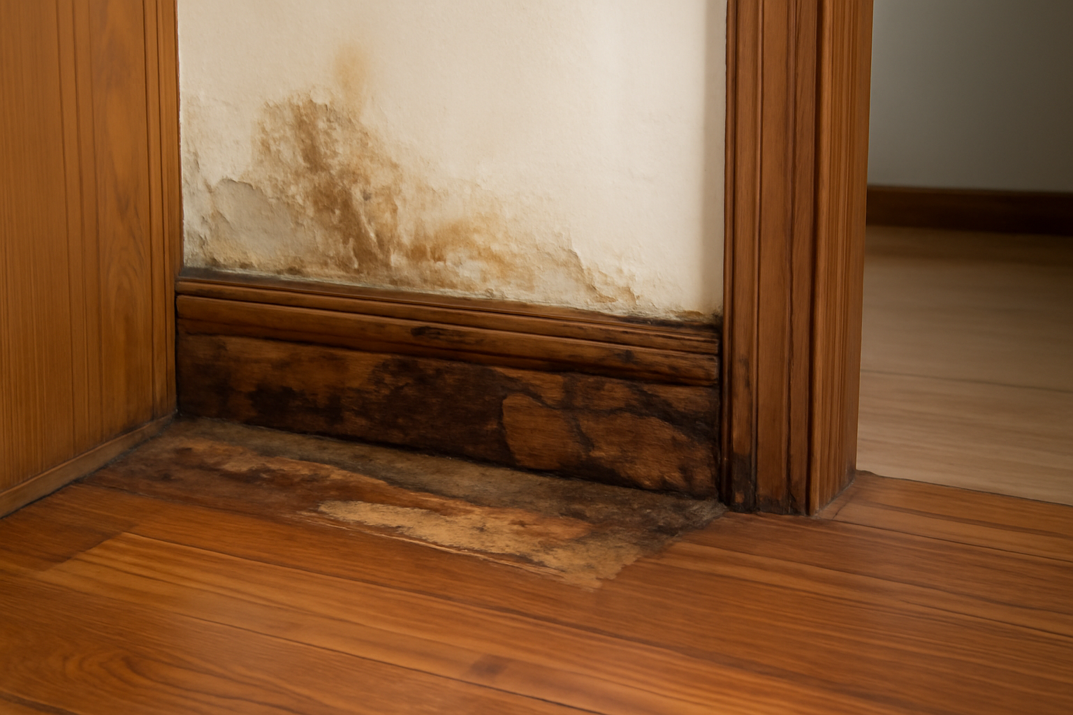 Wood Trim Water Damage Restoration in Benson, AZ